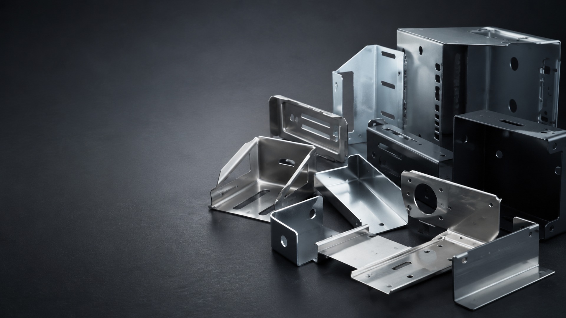 Folded sheet metal brackets and formed components produced at Bolton Sheetmetal Ltd