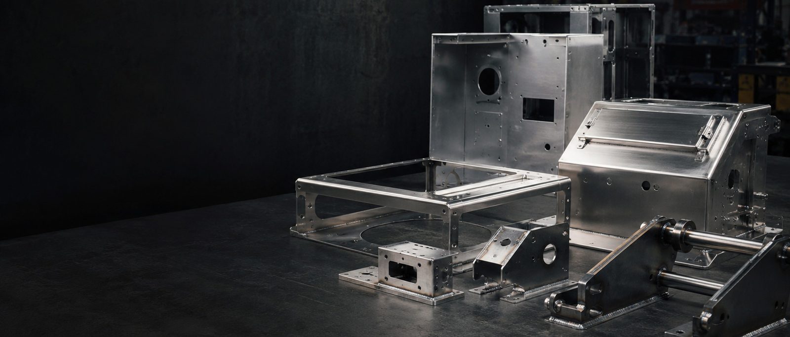 Welded sheet metal assemblies fabricated at Bolton Sheetmetal Ltd